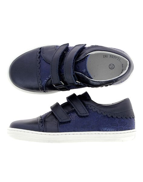Tennis de ville en cuir fille CFTENFANT / 18SK35W3D3G070