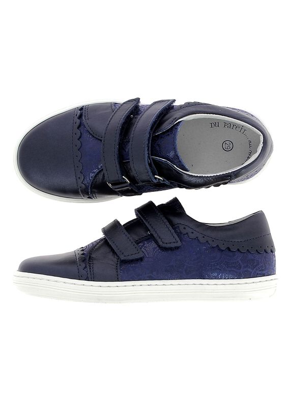 Tennis de ville en cuir fille CFTENFANT / 18SK35W3D3G070