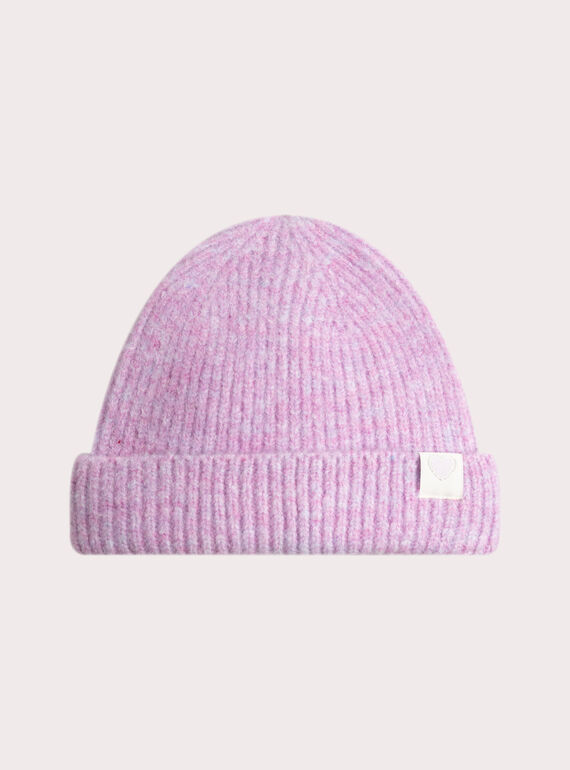 Bonnet violet chiné pour fille  VYAJOBON2 / 24WI01M3BOND320