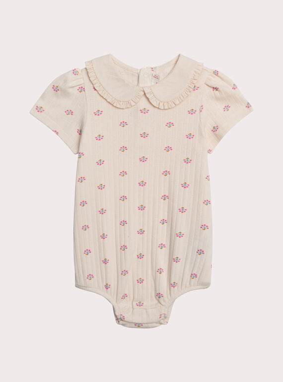Body fleurs pour bébé fille  WIPRIBOD / 25SG09S1BOD003