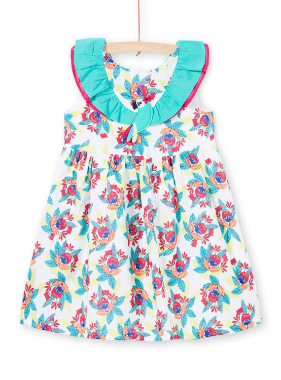 Robe sans manches à imprimé fleuri enfant fille JAMAROB4 / 20S901P1ROB000