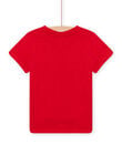 T-shirt rouge à motif dinosaure enfant garçon NOJOTI1 / 22S90274TMC050