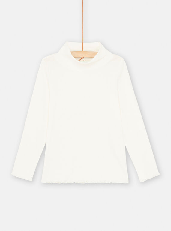 Sous-pull écru pour fille SAJOSOUP2 / 23W901N8SPL001