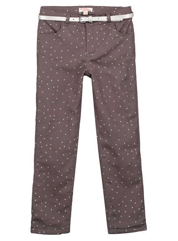 pantalon en satin doublé polaire  GABLAPANT2 / 19W901S1PANJ912