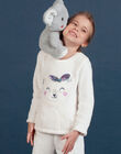 Ensemble pyjama en soft boa motif koala enfant fille MEFAPYJKOA / 21WH1199PYJ001