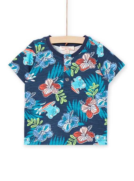 Tee Shirt Manches Courtes Violet LUBONTUN / 21SG10W1TMC717