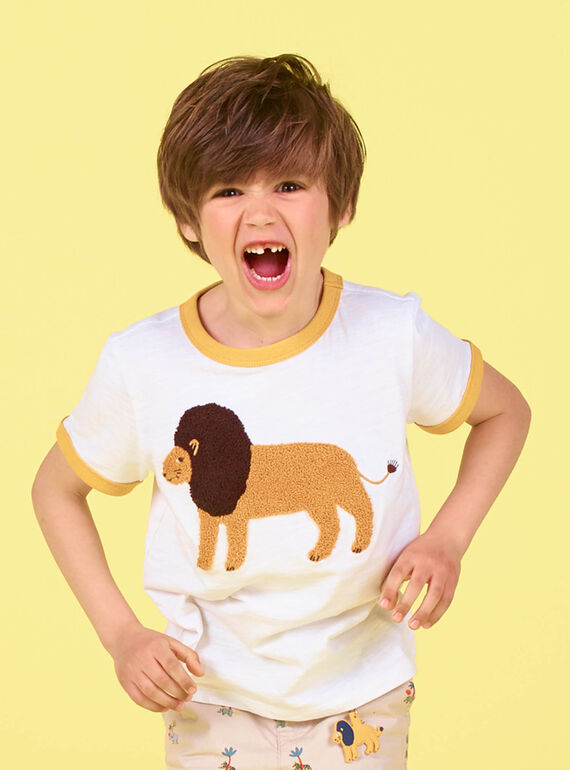 Tee Shirt Manches Courtes Blanc LOJAUTI / 21S902O1TMC000