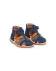 Sandales bleu marine en cuir RUSANDBRIDE / 23KK3861D0E070