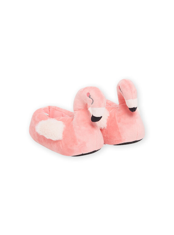 Pantoufles 3D roses flamands roses enfant fille NAPANTFLAM3D / 22KK3511PTD030