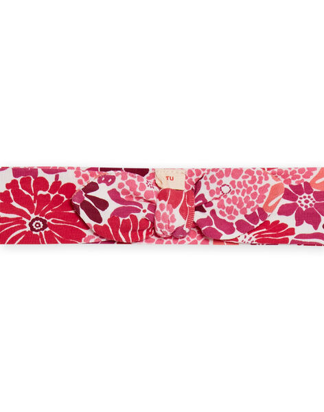 Bandeau rose bébé fille NYIFLABAN / 22SI09R1BAN001