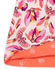 Robe réversible rose et orange RANEOROB3 / 23S901O3ROBD310