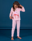 Pyjama T-shirt et pantalon en velours à motif cerf PEFAPYJREN / 22WH1135PYJD327