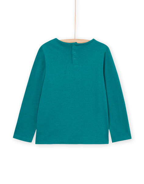 T-shirt manches longues turquoise PAJOSTEE3 / 22W901B8TMLC217