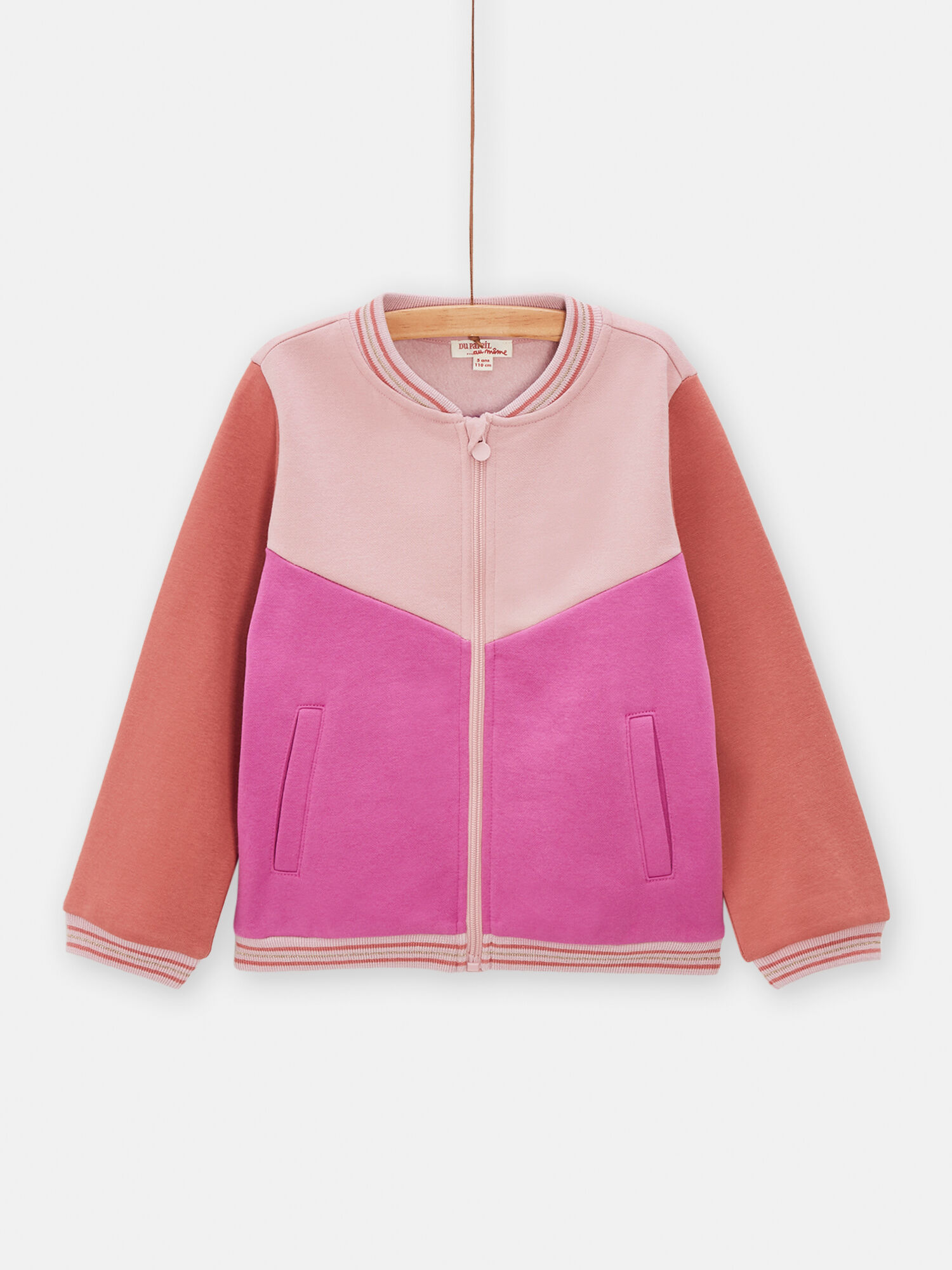 Haut de jogging color block pour fille Jogging DPAM
