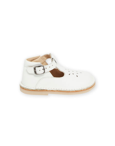Salomés perforées blanches bébé garçon NUSALBASIB / 22KK3852D13000