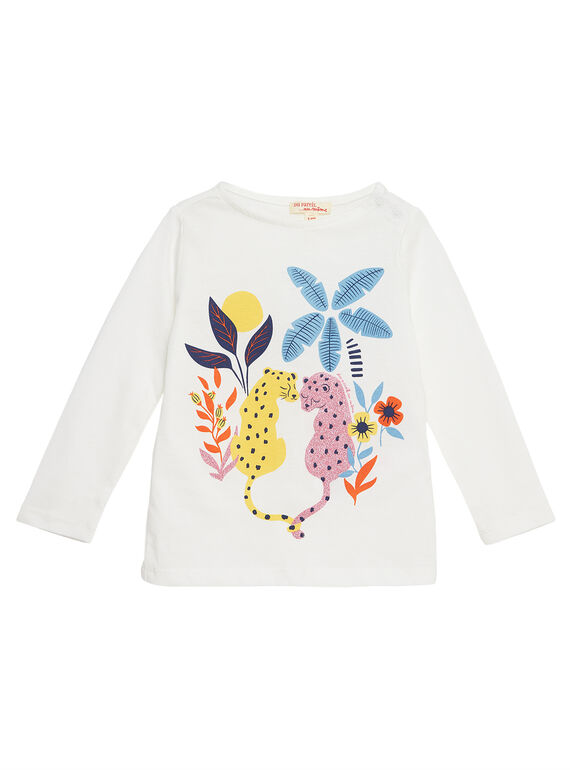 Tee Shirt Manches Longues Ecru JATROTEE1 / 20S901F1TML001
