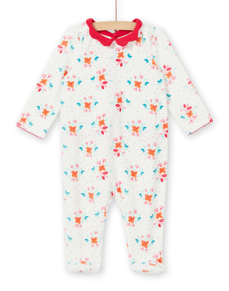 Grenouillere Imprime Fleuri En Velours Pyjama Bebe Dpam Grenouillere Imprime Fleuri En Velours Pyjama Bebe Dpam