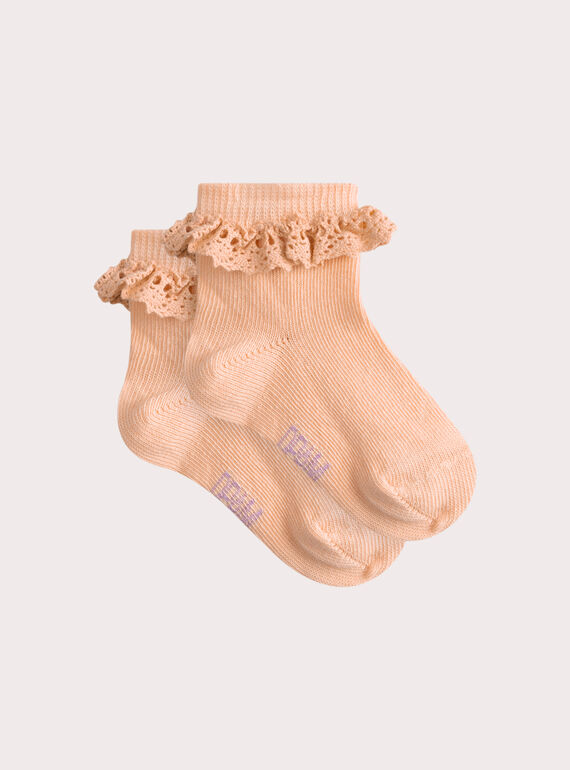 Chaussettes pêche volantées pour bébé fille WYIJOSOQ11 / 25SI09M4SOQ413