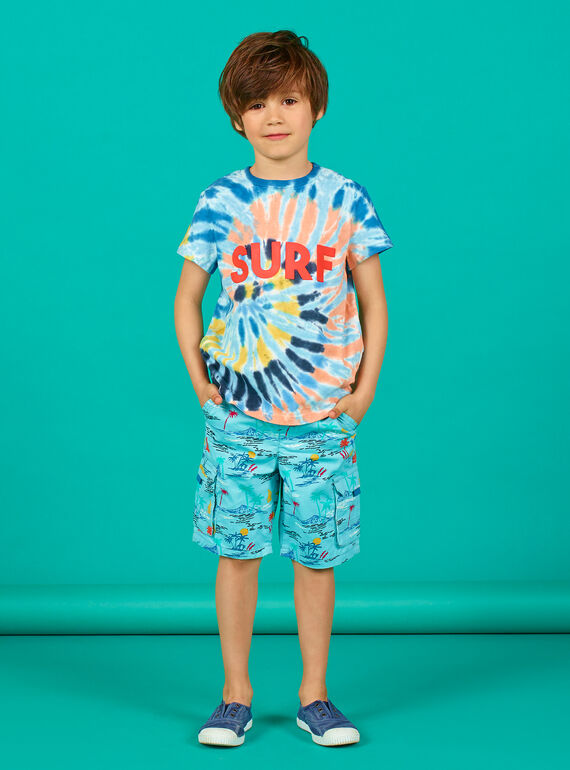 Tee Shirt Manches Courtes Bleu LOBONTI1 / 21S902W2TMCC201