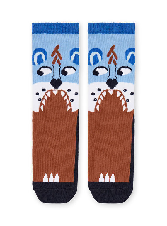 Paire de chaussette enfant garçon LYOBLECHO1 / 21SI02J1SOQC208