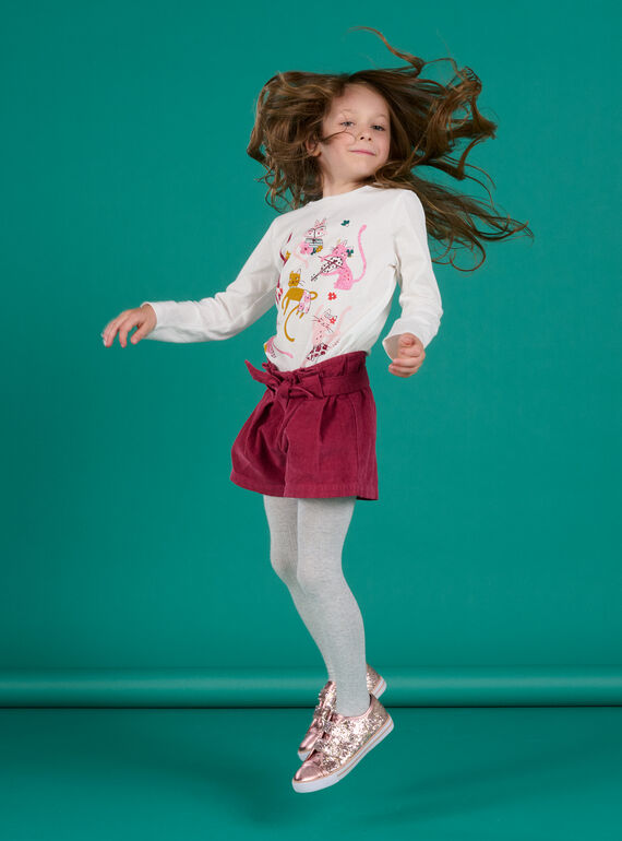 Short en velours milleraies ceinturé PAPRISHORT / 22W901P1SHO718