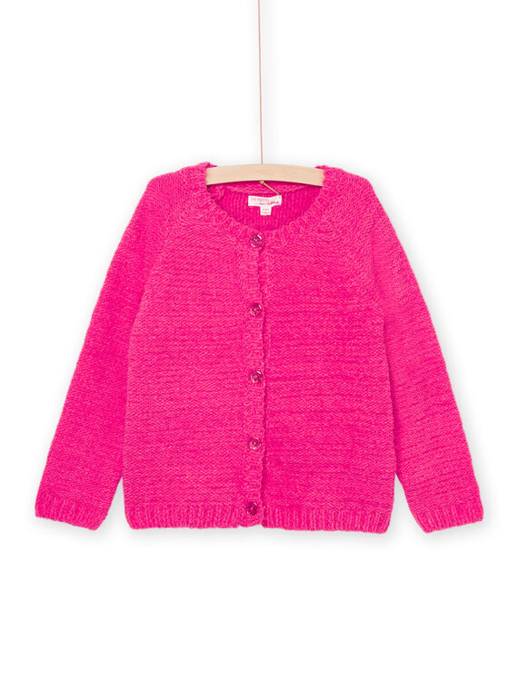 Cardigan fuchsia PAJOCAR4 / 22W901D2CARD320
