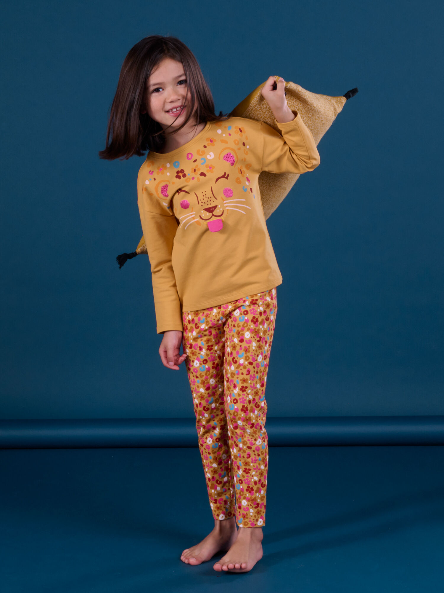 Pyjama sales leopard fille