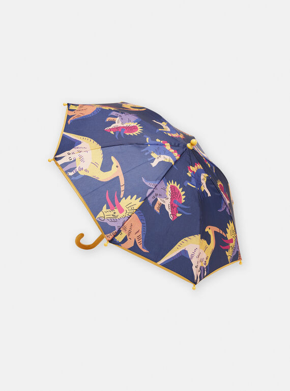 Parapluie bleu marine à imprimé dinosaures garçon SYOJOPARA / 23WI02G1PUI705