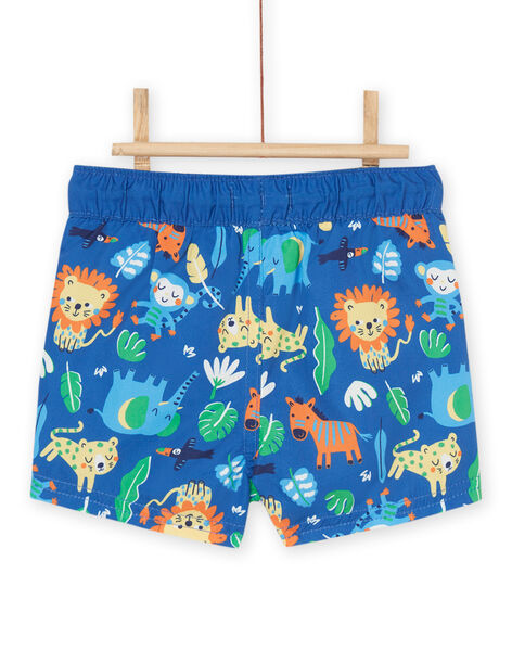 Short de bain bleu à imprimé animalier RYUMER1 / 23SI10RDMAIA002
