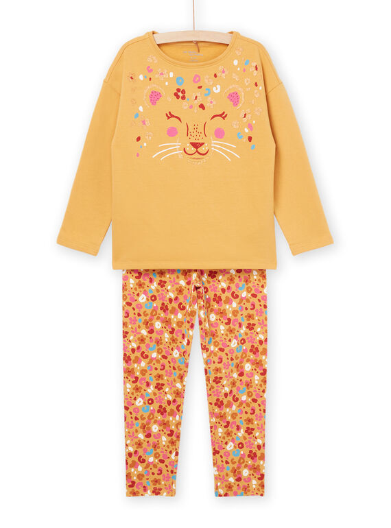 Ensemble pyjama pull et pantalon à motif léopard PEFAPYJTON / 22WH1121PYJB107