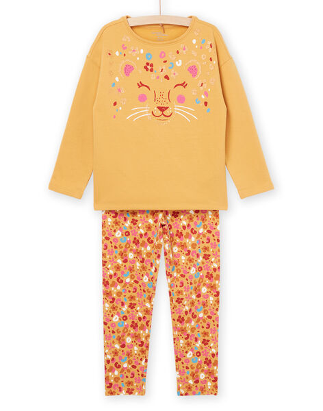 Ensemble pyjama pull et pantalon à motif léopard PEFAPYJTON / 22WH1121PYJB107
