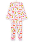 Ensemble pyjama pull et pantalon à imprimé chats PEFAPYJCAT / 22WH1123PYJ001
