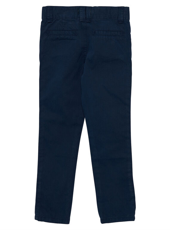 Pantalon chino garçon marine JOJOPACHI2 / 20S90242D2B705