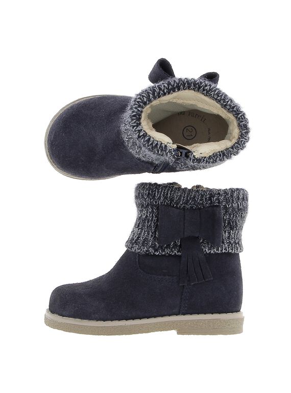 Botte en cuir bébé fille DBFBOTRICO / 18WK37T2D10070