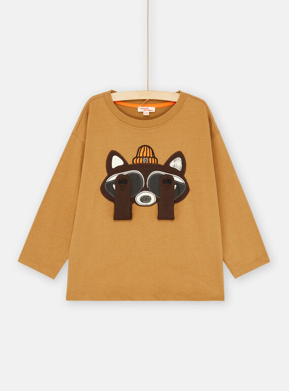 Tee Shirt Manches Longues Marron SOLOTEE1 / 23W902R1TMLI810