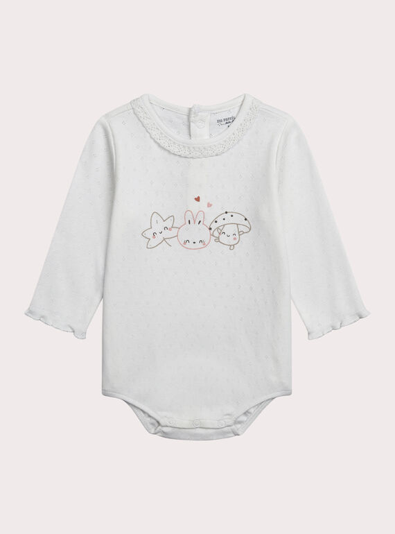 Body naissance motif fantaisie pour fille XOU2BOD1 / 25WF0361BOD000