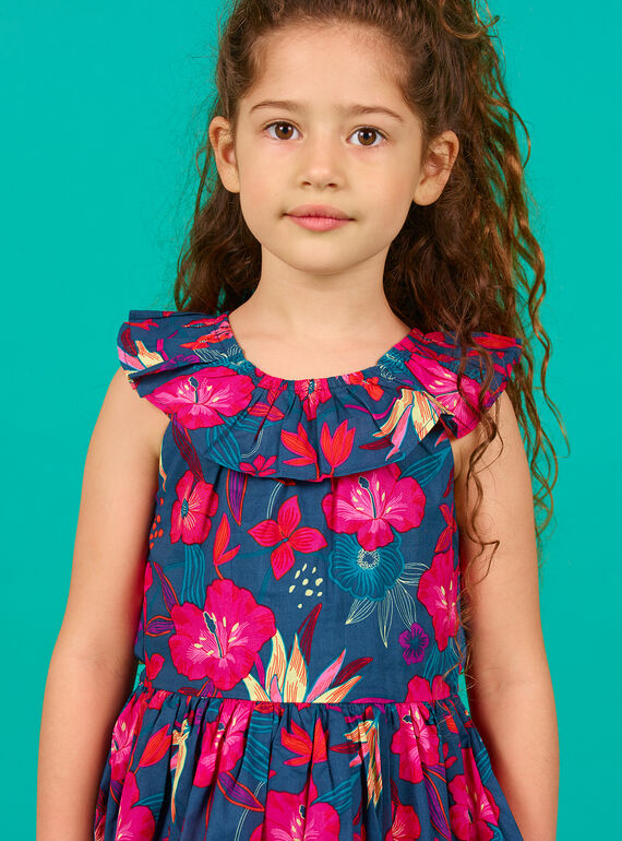 Robe sans manche, imprimé fleurs hawaiennes LABONROB1 / 21S901W1ROB716