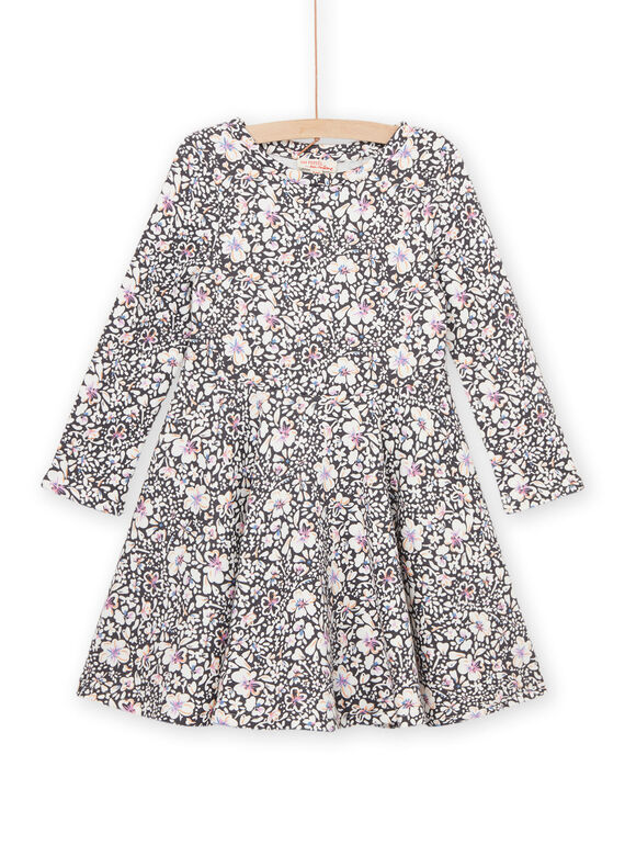 Robe à manches longues à imprimé fleuri PAREROB3 / 22W901T1ROBJ901