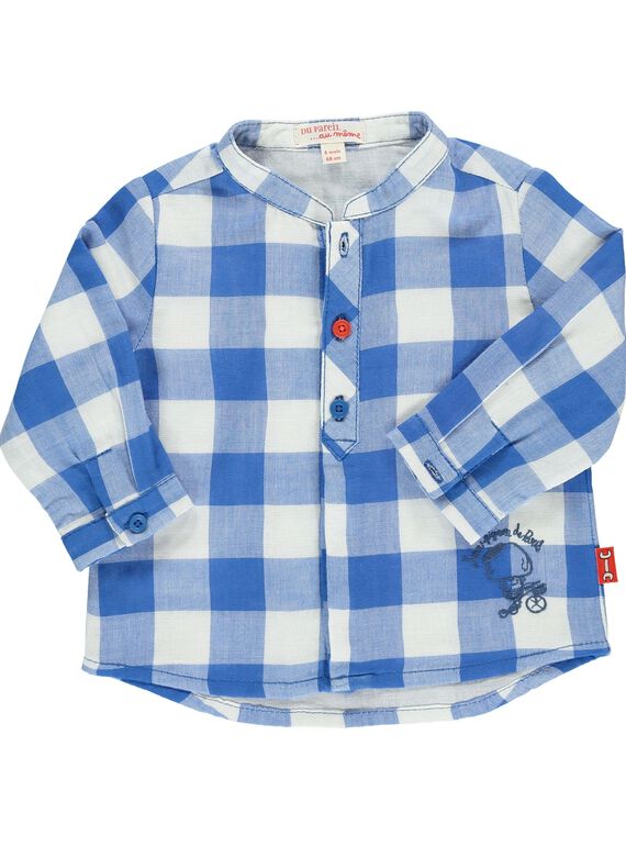 Chemise à carreaux bébé garçon CUKLECHEM / 18SG10D1CHM099
