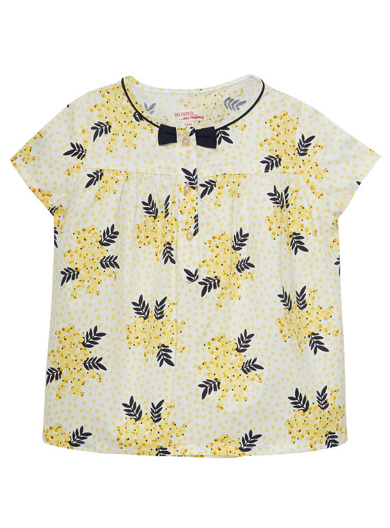 blouse à manche courte imprimé fleurie  JASOCHEM / 20S90181CHE001
