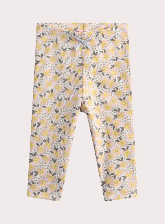 Caleçon imprimé fleuri bébé fille WYIMALEG / 25SI0961CAL001