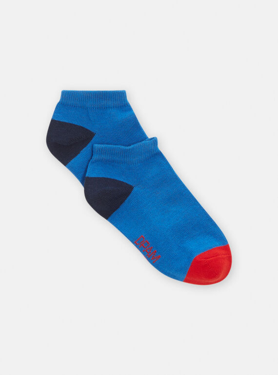 Socquettes bleu pour garçon TYOJOSOQ5 / 24SI02C4SOQC210