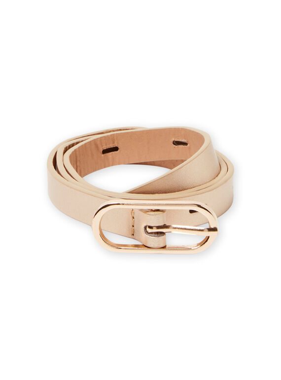 Ceinture doré rose enfant fille MYAESBELT2 / 21WI01E3CEI955