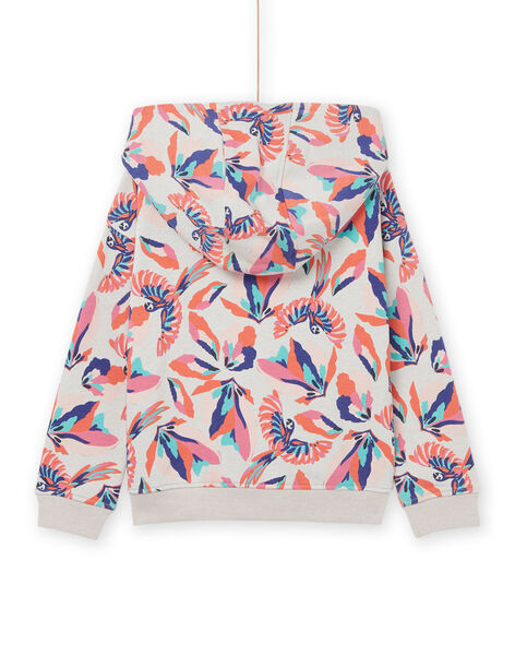 Sweat à capuche à imprimé perroquet RAJOHOJOG1 / 23S90173JGH943