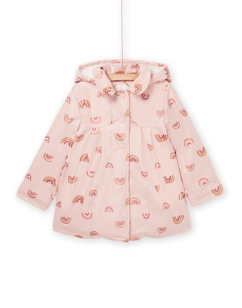Manteau imperméable à capuche imprimé arc-en-ciel PALEOIMPER / 22W901F2IMPD319
