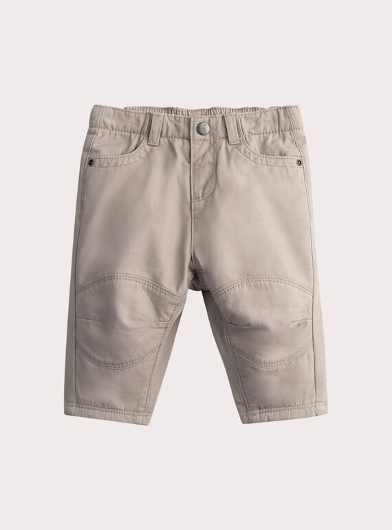 Pantalon taupe pour bébé garçon VUPERPAN3 / 24WG10R3PAN803