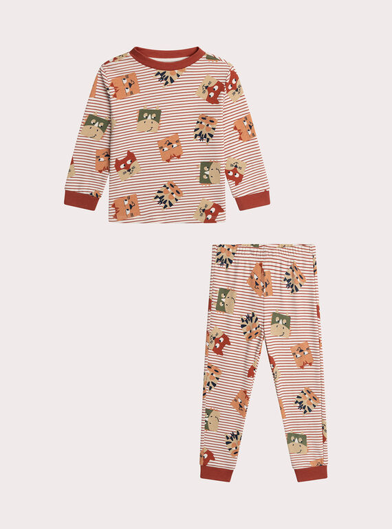 Pyjama animaux pour enfant garçon XEGOPYJMIX / 25WH1236PYJ001