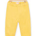 Pantalon jaune en velours cotelé