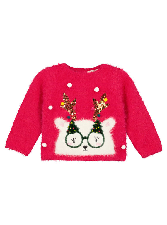 Pull de Noel layette fille GINOPULL / 19WG09V1PULF521