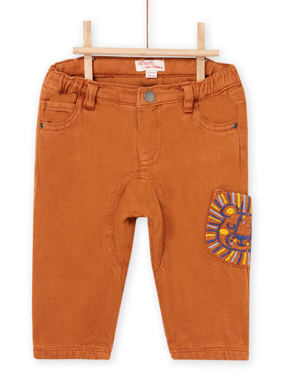 Pantalon uni marron PUCIPAN1 / 22WG10M2PANI820